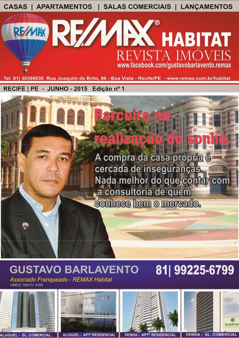 REVISTA IMÓVEIS - REMAX HABITAT - RECIFE/PE