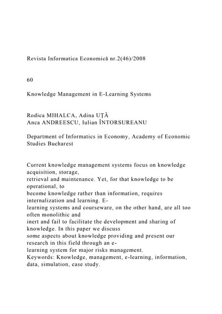 Revista Informatica Economică nr.2(46)2008  60Knowl.docx