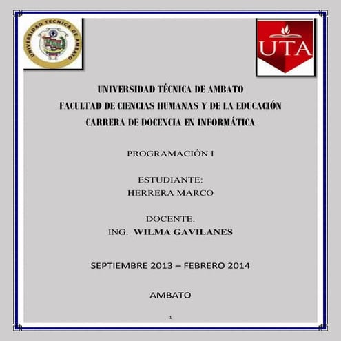 Revista programacion