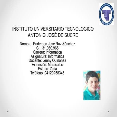 REVISTA TECNOLOGICA INFORMATICA ENDERSON JOSE RUZ SANCHEZ.pptx