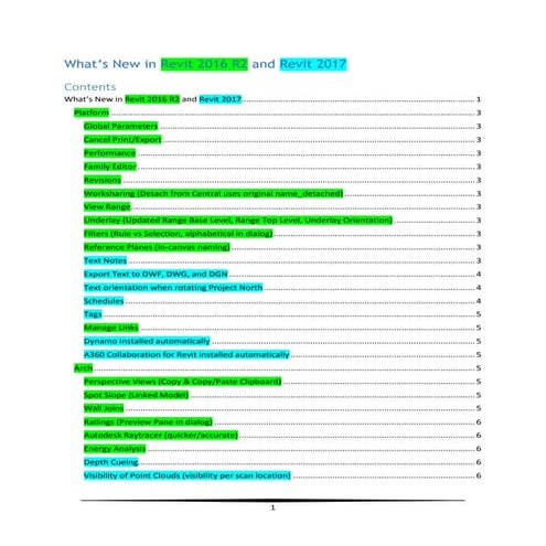 What's new in Revit 2017 – Bill Knittle, Synergis
