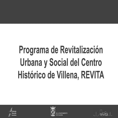 Presentación Programa REVITA (Villena)