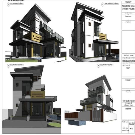 [Revit] Biệt thự - Nguyễn Thiện Đức