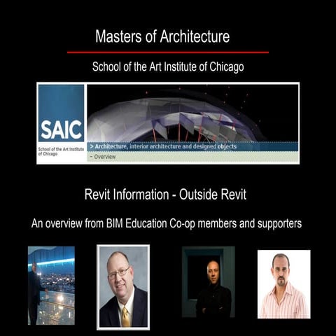 Revit information - Outside Revit 