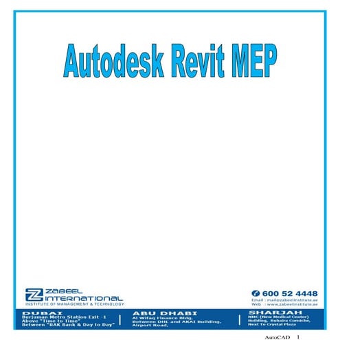 Revit mep  brochure