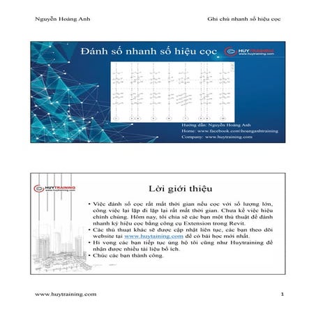[Revit] Đánh nhanh số hiệu cọc