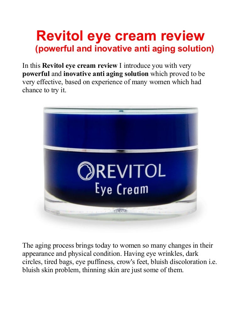 revitol eye contour cream