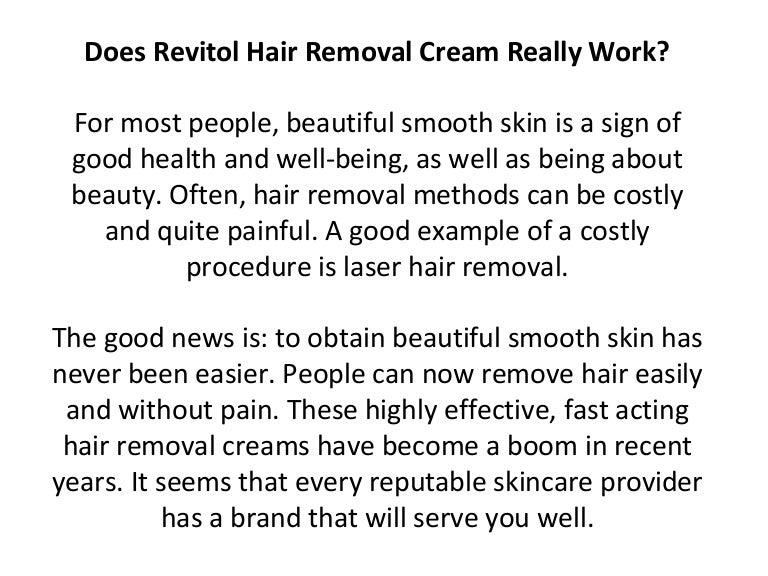 Revitol Hair Removal Cream