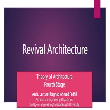 Revival Architecture-theory of architecture.pptx