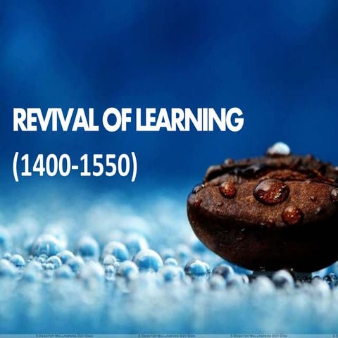 Revival of learning