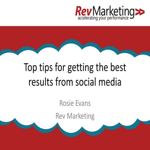 Social media management for business hints and tips