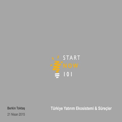 Türkiye Yatırım Ekosistemi & Süreçler