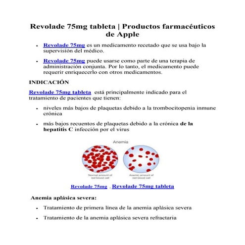 Revolade 75mg | PPTX