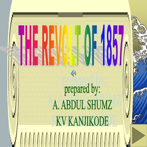 Revolt of 1857 class 8 History cbse