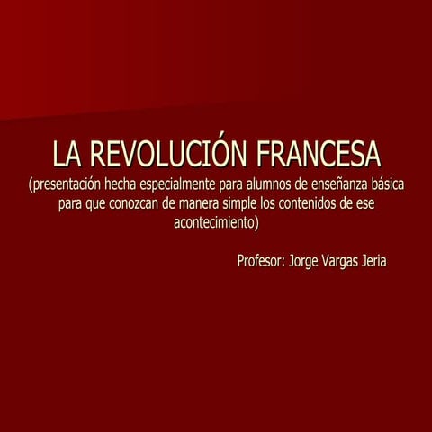 RevolucióN Francesa