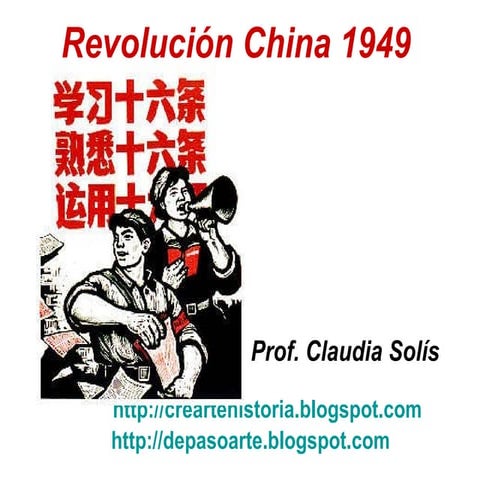 Revolución China 1949 power point