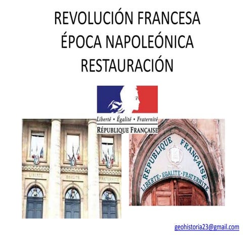Revolución Francesa, Napoleón y Restauración