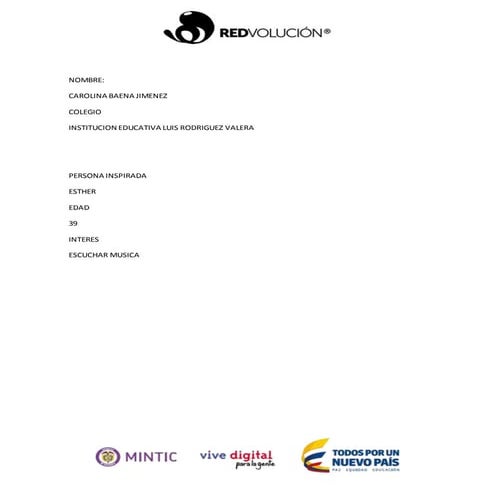 Revolucion 2016 esther