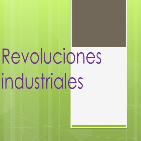 Revoluciones industriales (ERA DE LA TECNOLOGIA)