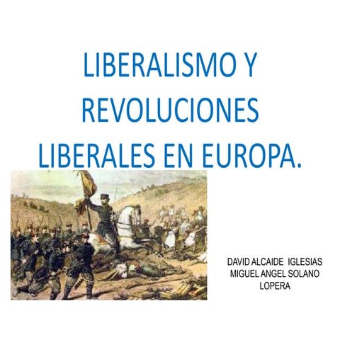 Revoluciones Liberales