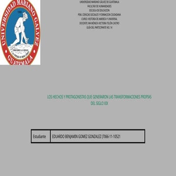 la Revolución Industrial  motor  cambio.