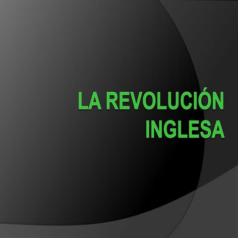 Revolucion inglesa