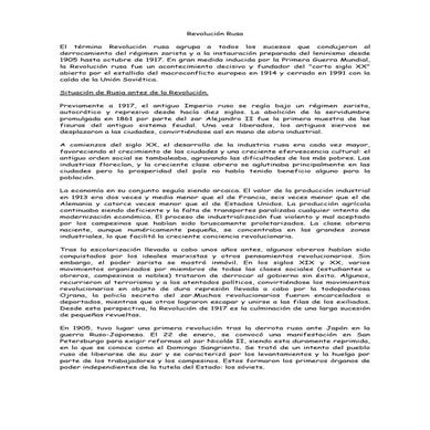 La Revolución Rusa | PPTX