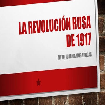Revolucion rusa 1917  actualizado