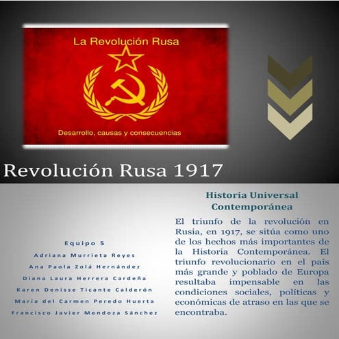 1°mbcsl desarrollo de la revolución rusa | PPTX
