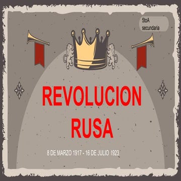 Revolucion rusa | PPTX