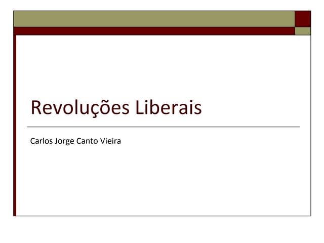 Revoluções Liberais