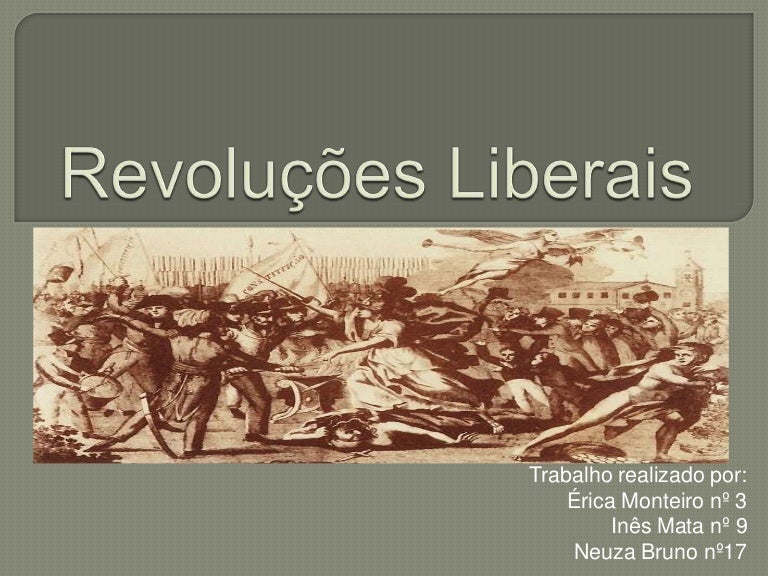Revoluções liberais (3) História 8º ano