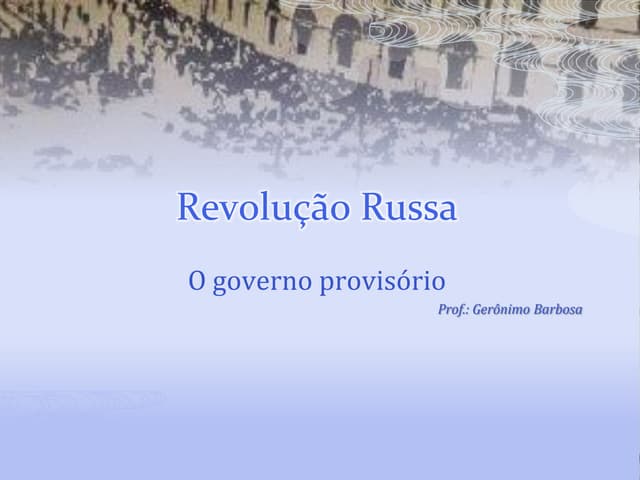 Revolução russa 9 ano