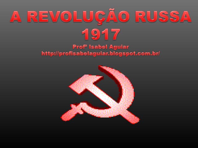 Revolução russa slide