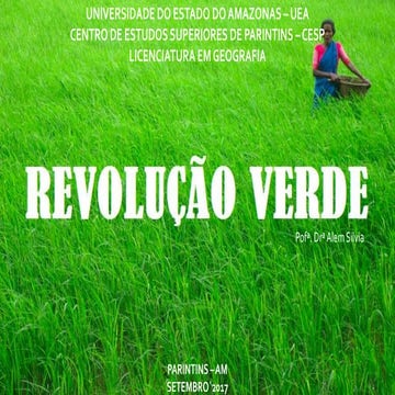 Revolução verde ppt | PPTX