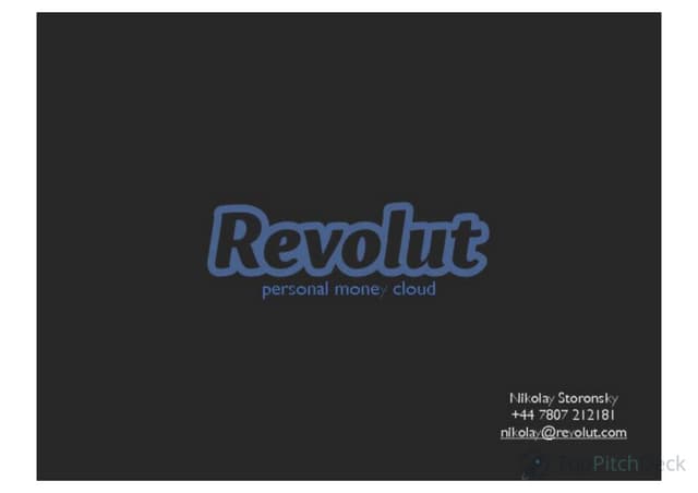 Revolut pitch deck