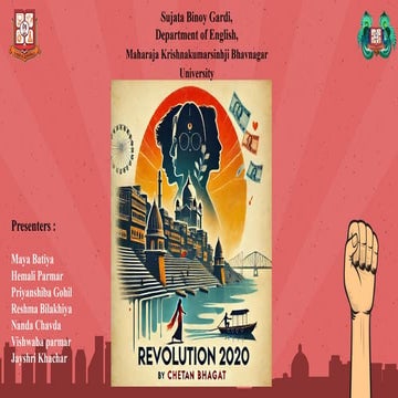 Revolution 2020 by Chetan Bhagat.pptx Introductory Presentation