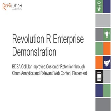 Revolution Analytics - Presentation at Hortonworks Booth - Strata 2014
