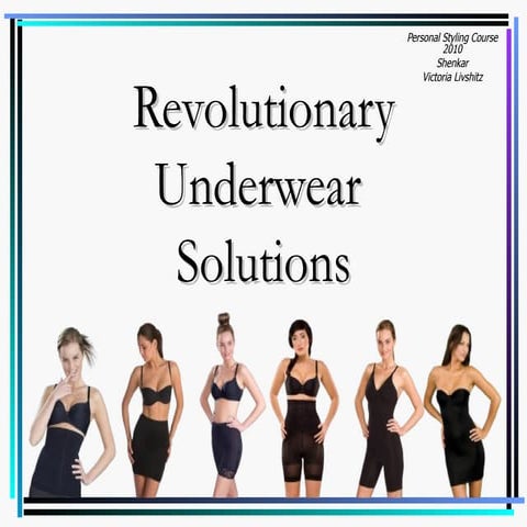 Revolutionary underwear