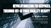Revolutionising FM Services thru IOT