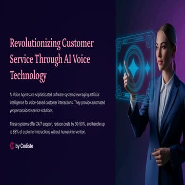 Ai voice agent for customer care | PPT | Presentation