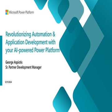 Revolutionizing Automation & Application Development with your AI-powered Pow...
