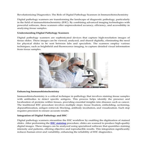 Revolutionizing Diagnostics The Role of Digital Pathology Scanners in Immunohistochemistry.pdf