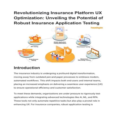 Revolutionizing Insurance Platform UX Optimization_ Unveiling the Potential o...