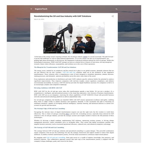 Revolutionizing the Oil and Gas Industry with SAP Solutions.pdf