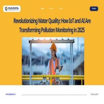 Revolutionizing Water Quality How IoT and AI Are Transforming Pollution Monit...