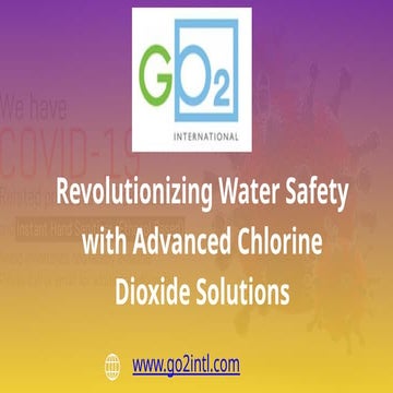 Pure Chlorine Dioxide (ClO2) | PPTX