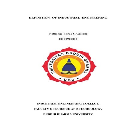 THE APPLICATION OF PHYSICS AND MANAGEMENT TO INDUSTRIAL ENGINEERING | DOCX