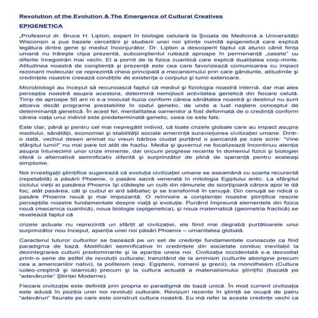 Revolution of the evolution | PDF