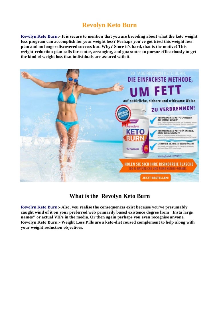 revolyn keto burn diät revolyn keto burn diät
